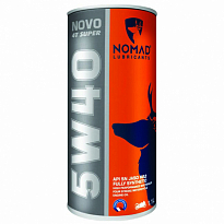 NOMAD Масло моторное NOVO 4T Super SAE 100% synthetic JASO MA2  5W40 1л